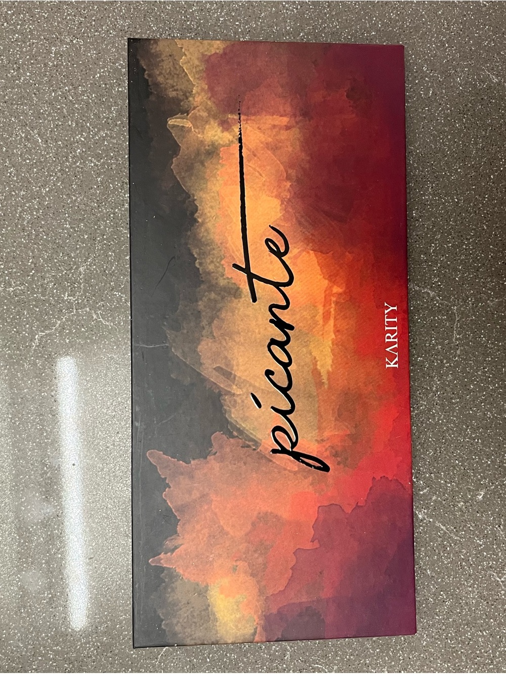 Karity Picante Eyeshadow Palette — Warm Red & Orange Shades